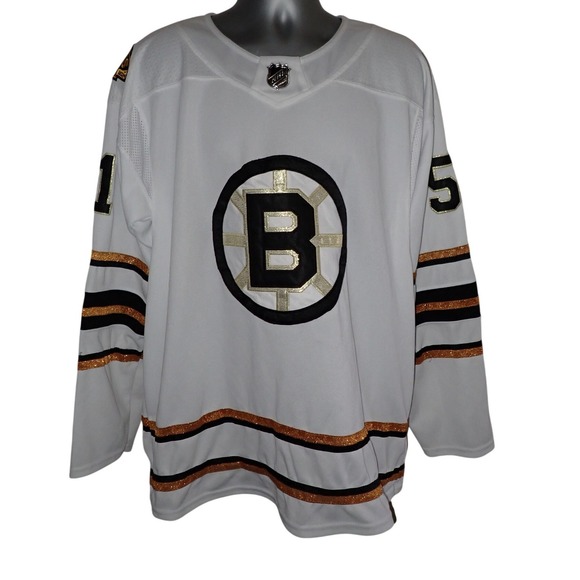 adidas Other - Adidas Men's Boston Bruins Matthew Poitras #51 Centennial Away Jersey 54